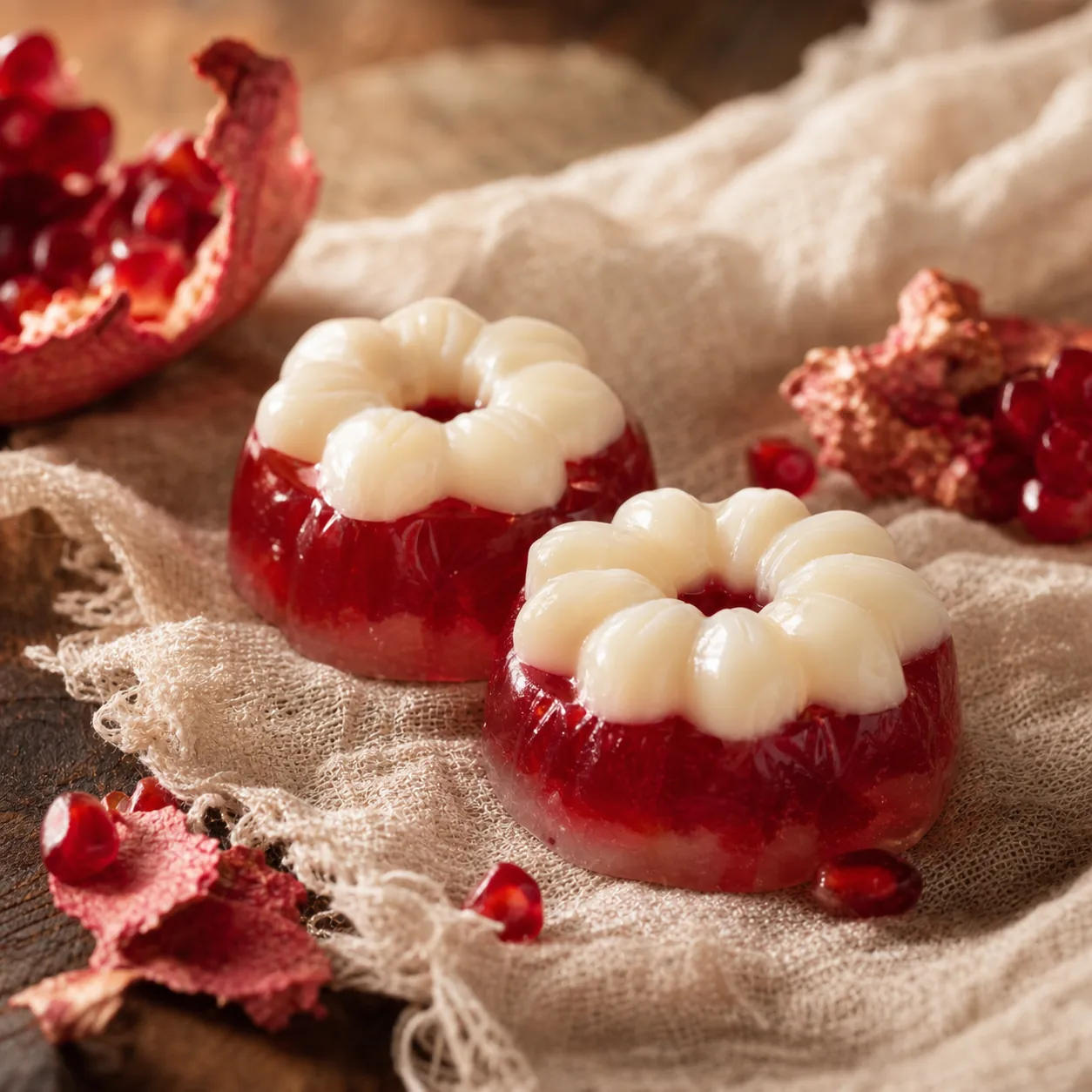 Pomegranate soap benefits: a rich fruit-based bar for a soft wash