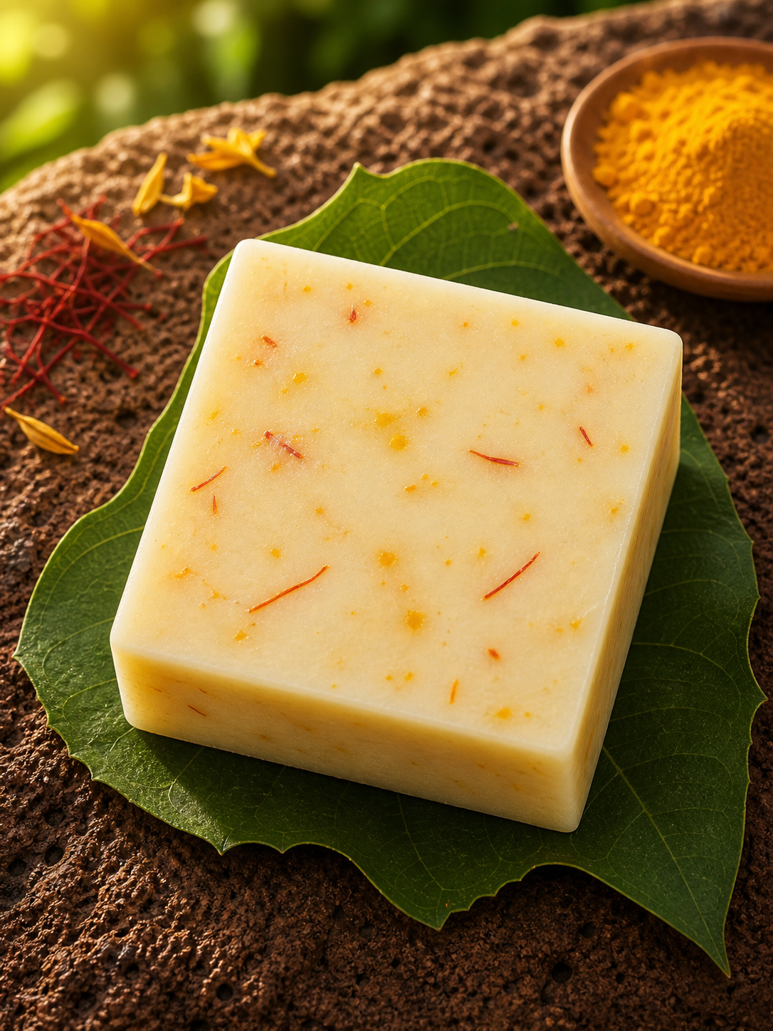 Honey Kesar Haldi Shea Butter 50g Soap Square