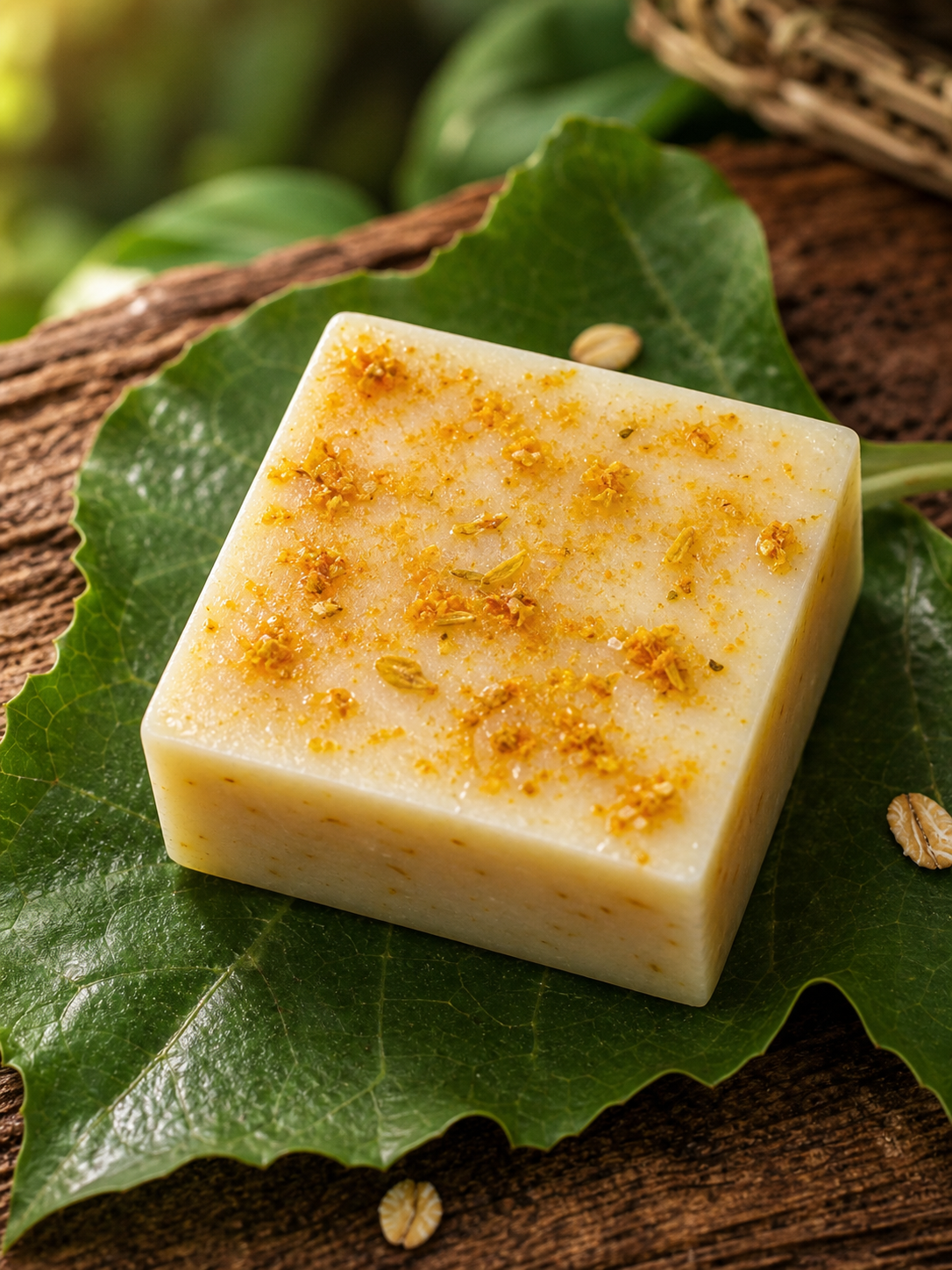 Honey Oats Goat Milk 50g Soap Square
