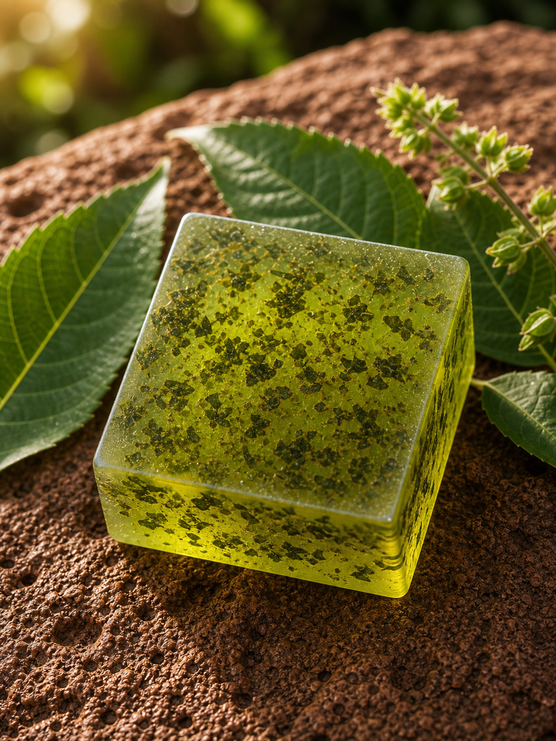 Neem Tulsi Glycerin 50g Soap Square