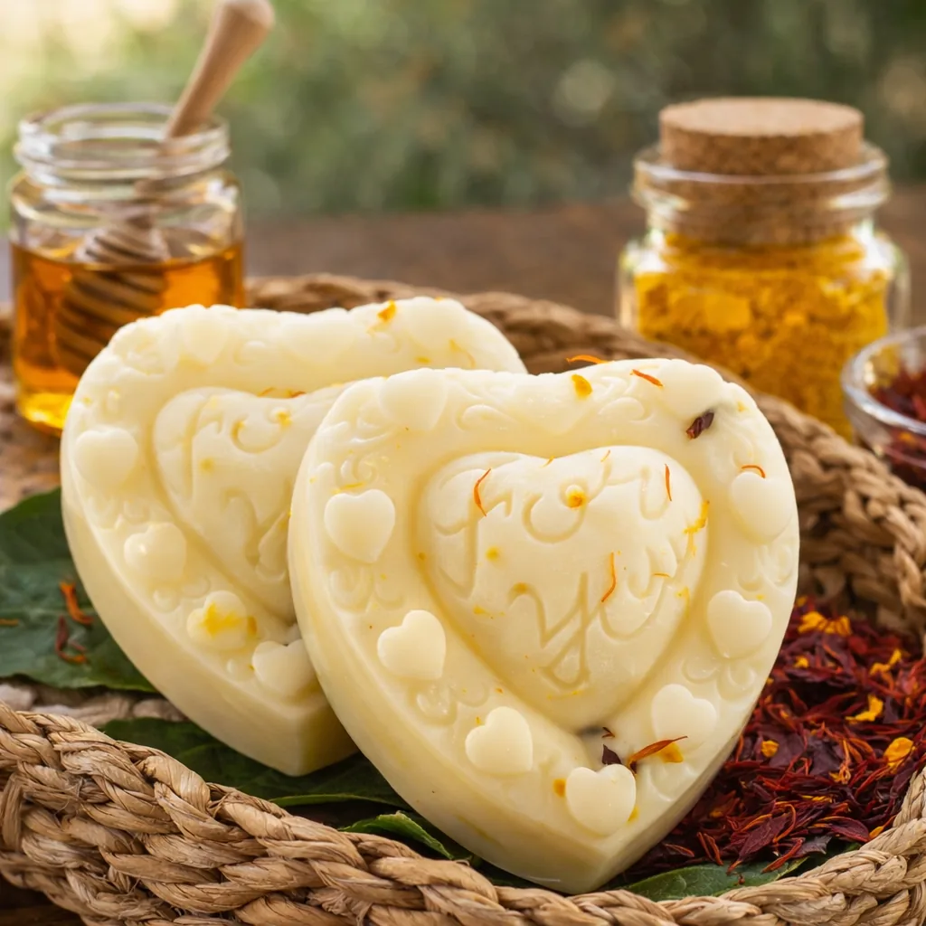 Honey Kesar Haldi Shea Butter Soap