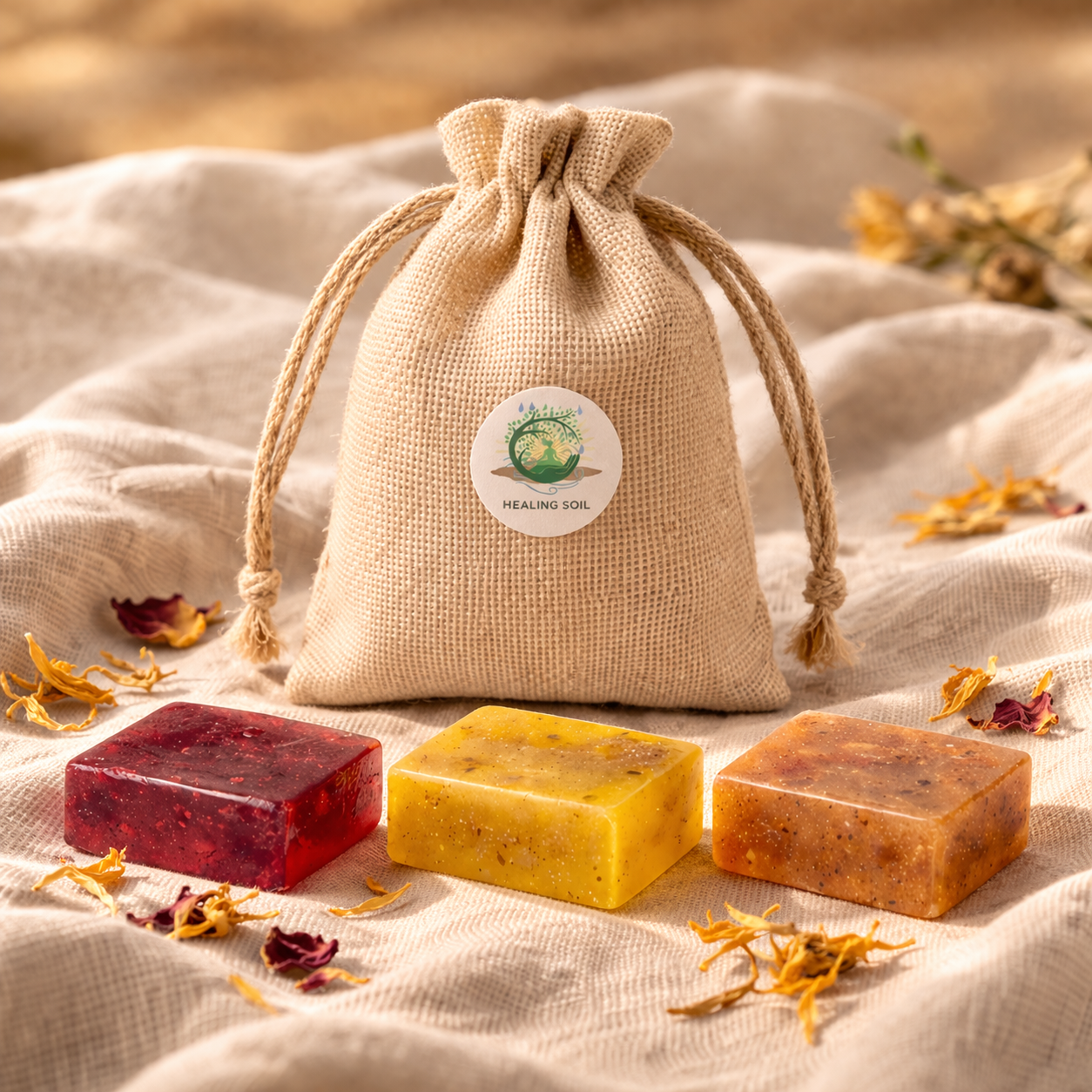 Gift Soap Pouch – Set of 3