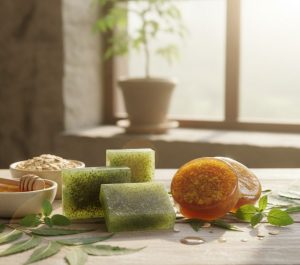 handmade-neem-tulsi-soap-for-sensitive-skin